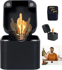 2024 Middle Finger in a Box,Middle Surprise Finger Gifts Box,Spoof Hand Prank Pop Up Gifts with Box for Adults,Reveal Give Others a Different Surprise(Golden 1Pc)
