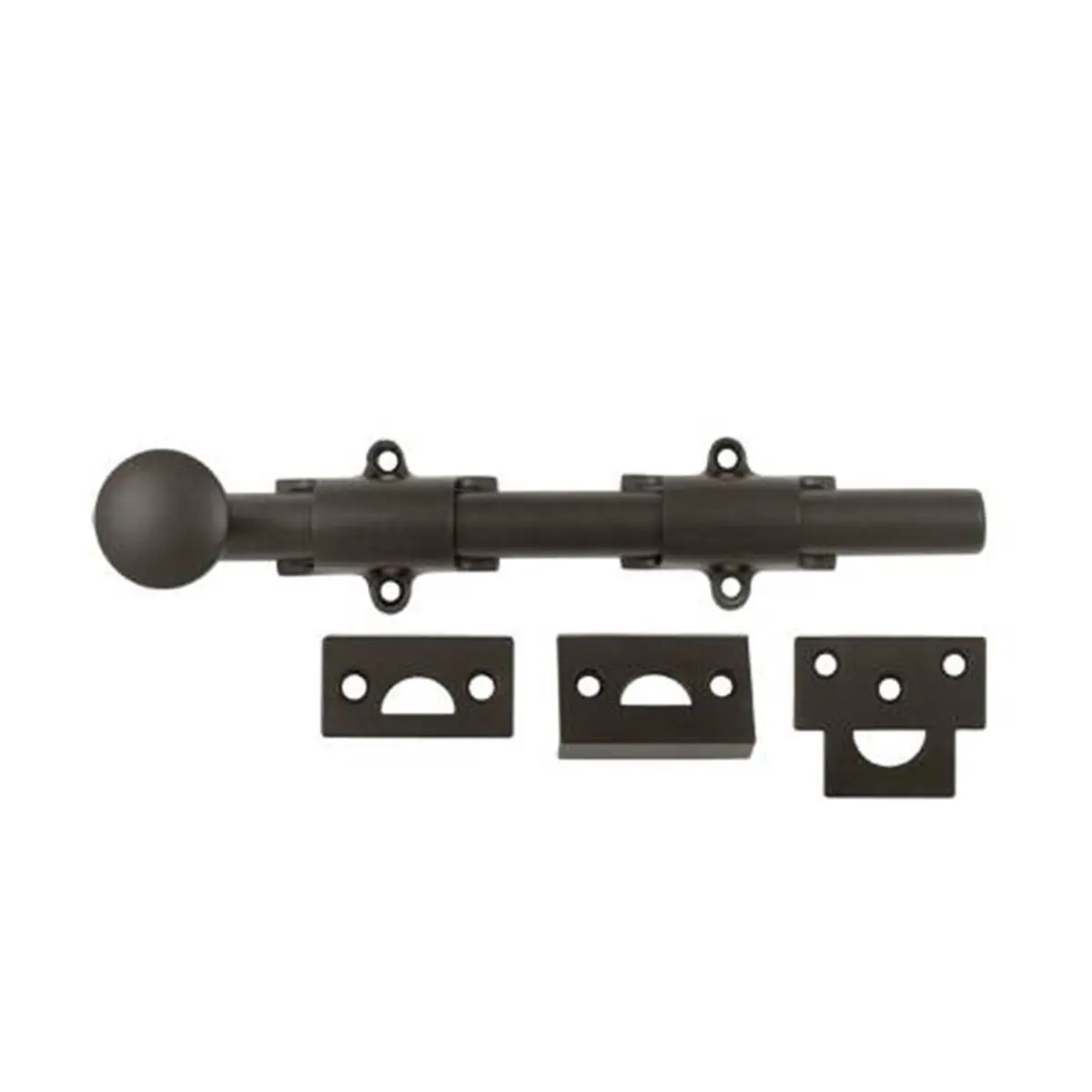 212 MAIN Deltana 8SB10B 8 in. Heavy-Duty Solid Surface Bolt - Oil Rubbed Bronze, Door Hardware, Sailing and Water Sports Security Lock