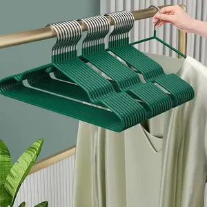 Stainless Steel Clothes Hanger, 10/20pcs Household Non-slip Seamless Clothes Hanger, Clothes Hanger for Coat, Shirt, Pants, Ties, Organiser
