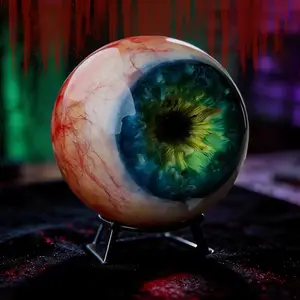 Hyper Realistic Monster Eye Decoration, 3D Gothic Monster Eye Sculpture, Unique Horror Gift, Perfect for Halloween, Graduation, Festive Gifts
