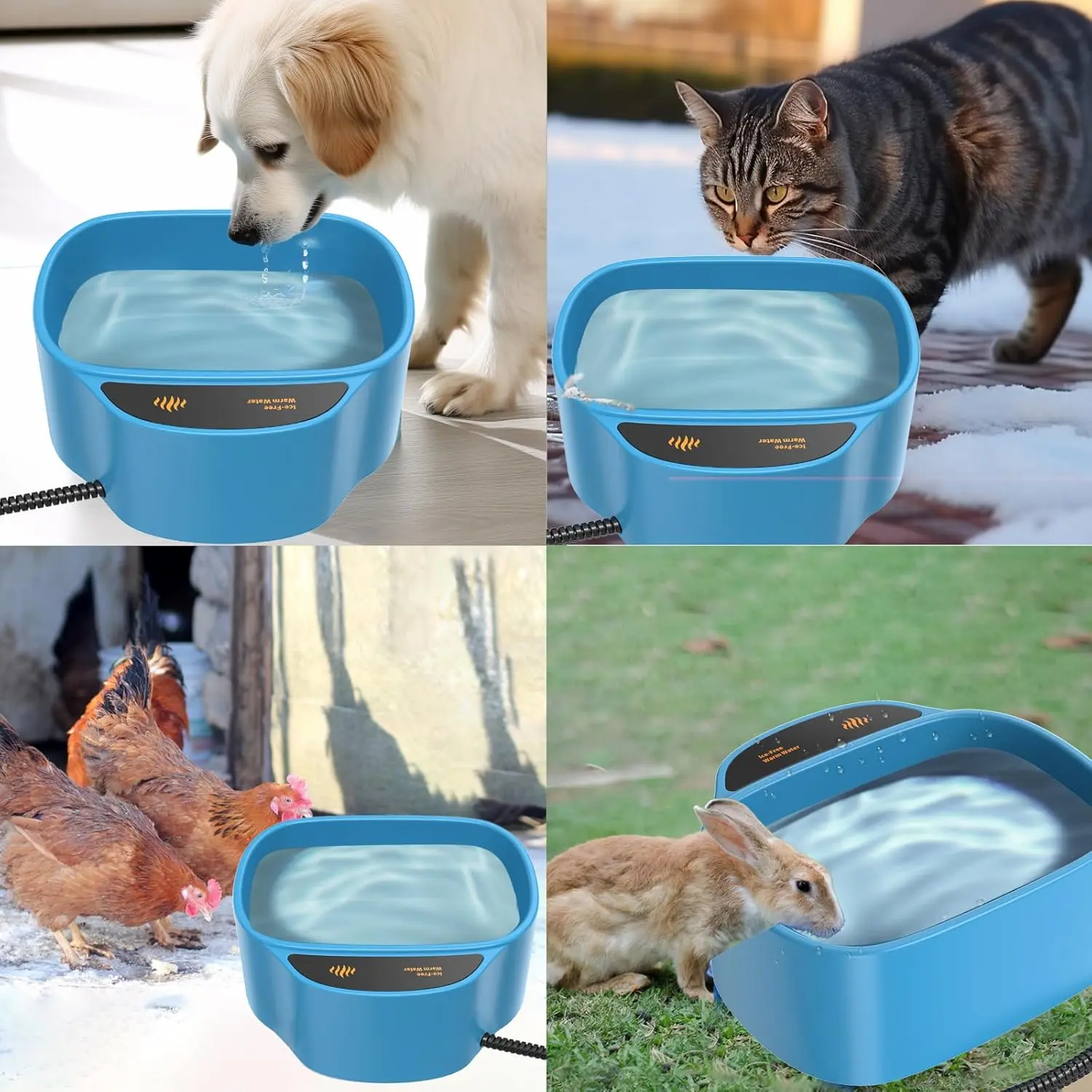 automatical dog water bowl Dog Water Fountain for Large Dog, 2.6 Gallon main image 1