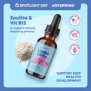 JoySpring LingoLeap Speech Learning Natural Supplement for Kids – Zeolite Drops with B Vitamins and Premium Botanical Extracts To Support Focus, Memory, and Everyday Learning