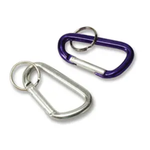 212 MAIN Baumgartens BAU Large Aluminum Alloy Clip Key Ring - ROHS Compliant, Spring-Hinged, Easy Release, Quick Access for Phones & Electronics, Security Cameras & Systems
