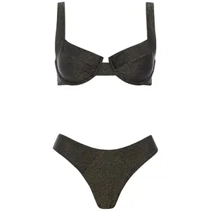 Laguna Bikini Black Lurex Set