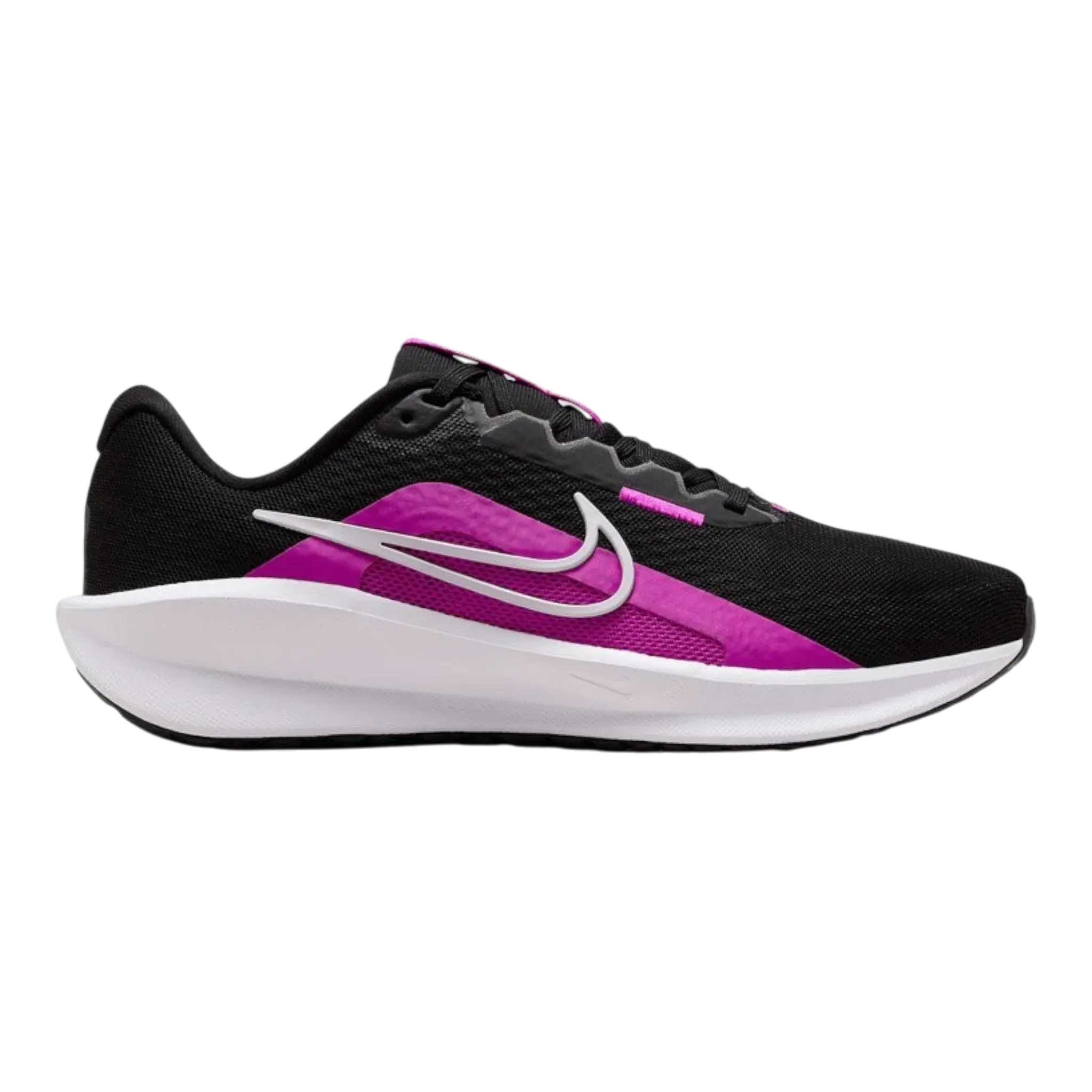 Nike Downshifter 13 Running Sneaker in Black / Vivid Grape | Women's Low-Top