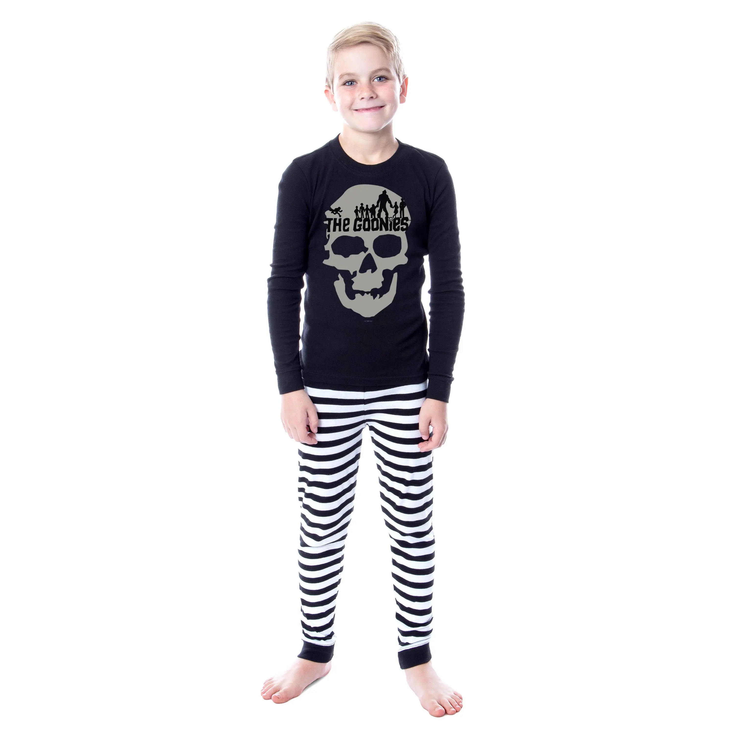 The Goonies Skull Logo Cotton Matching Family Pajama Set For Adults And Kids