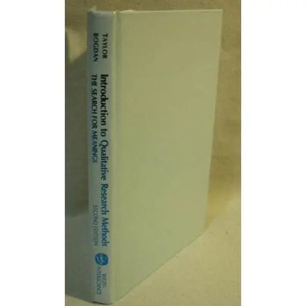 USED-Introduction to Qualitative Research Methods: The Search for Meaning by Steven J. Taylor (Hardcover)