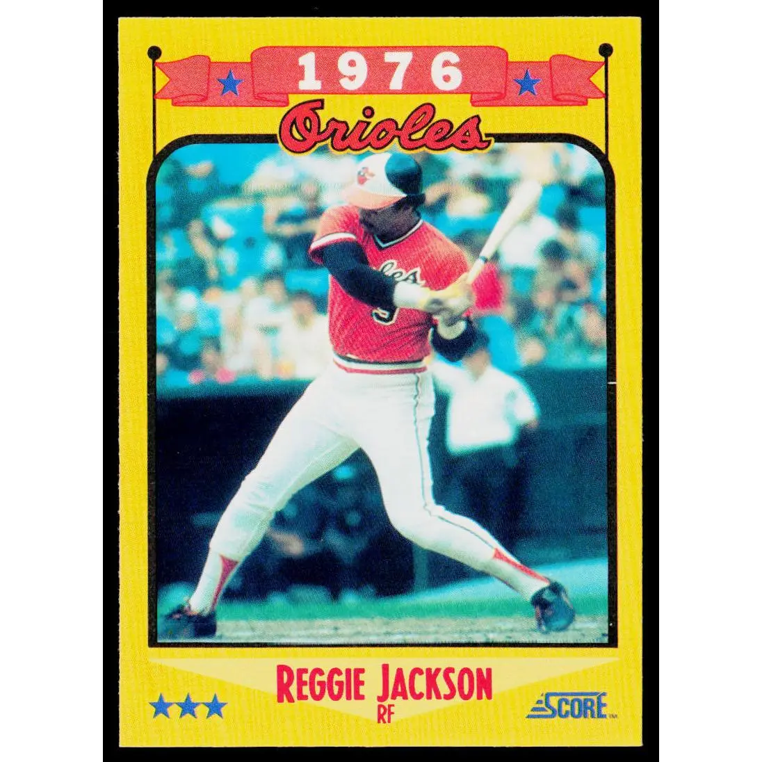 Reggie Jackson 1988 Score #501 Baltimore Orioles