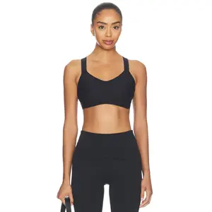 SPANX Shape Med Impact Sports Bra in Very Black