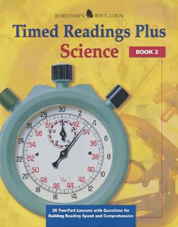 USED Book - Timed Readings Plus Science Book 3: 25 Two-Part Lessons with Questions for Building Reading Speed and Comprehension by McGraw Hill (Paperback) - english
