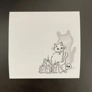 Candle Kitty Sticky Note Pad