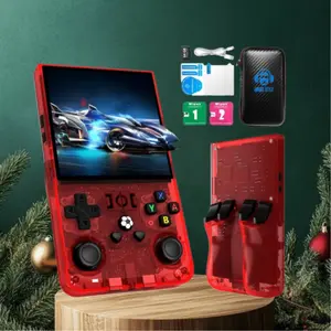 Christmas Gift for Boyfriend Who Loves Gaming  R36max Handheld Arcade Portable Retro Video Game Console, 64GB Large Memory, 3.5 Inch IPS High Definition Screen, 20000+ Pre Installed Classic Games, Ideal for Travel & Home Leisure, Rechargeable Game Console