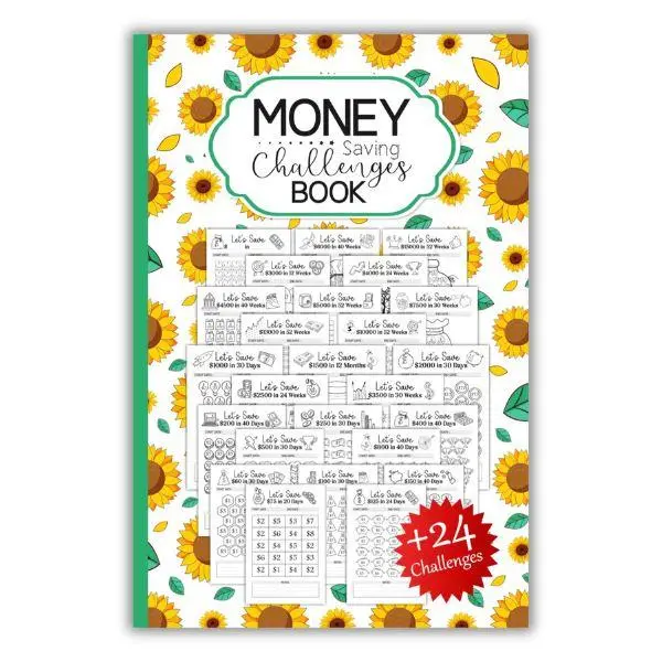 Money Saving Challenge Book: +24 Low Income Savings Challenges from $60 to $15,000 | An Enjoyable and Easy Way to Save Paperback
