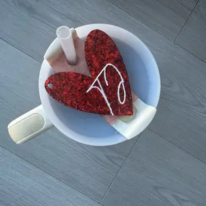 Custom Heart Stanley Topper