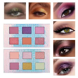 New 6-Color Matte Pearlescent Eyeshadow Palette Multi-Color Contour Highlight Shimmer Makeup Palette Eye Makeup