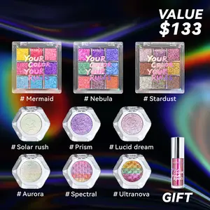 [Hot picks] Ourbella Best Sellers All-In Eyeshadow Bundle Set With Gifts, Sparkly Iridescent Shimmer Makeup, Color-Shifting Eyeshadow Set, Long-Lasting Metallic Smooth formula Eyemakeup, Gift for girls