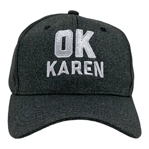 Ok Karen Hat Funny Upset Yelling Pissed Lady Joke Cap Funny Hats Funny Sarcastic  Novelty Caps for Men Black - Standard