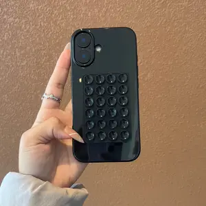 Anti-Drop Tpu Phone Case with Dual Suction Cups, Jelly Design, Compatible with iPhone 11-16 Pro Max, Soft Protective Cover