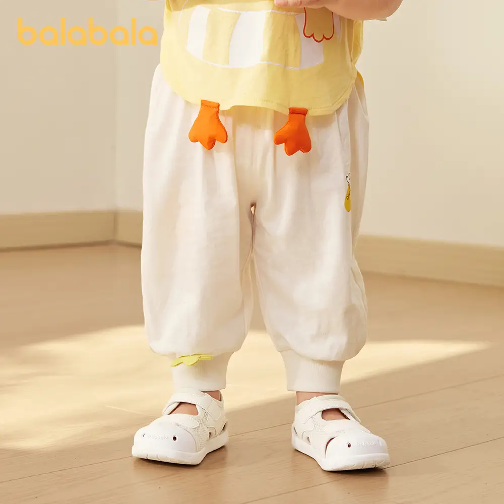 Balabala children's pants halloween baby pants boys and girls children's sweatpants 2025 new summer thin breathable