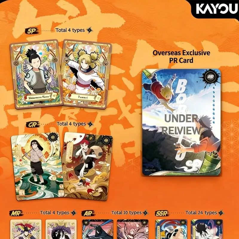 naruto tcg booster box Kayou TCG: Smriti Heaven Scroll (24 Packs) and a new AR card type has been introduced KAYOU Genuine Naruto Trading Card