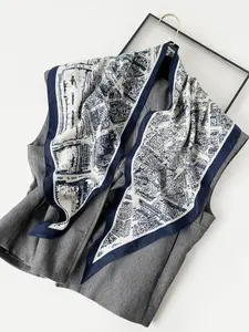 New Soft Women's Scarf Headscarf, Paisley Print Scarf, Polka Dot Pattern, Fitted Style, Elegant Beach Towel, All Seasons, Fashionable and Versatile