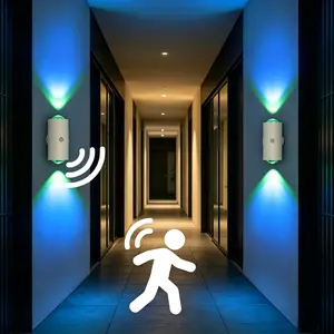 Smart Motion Sensor Night Lights with RGB Color & 2 Modes | 1500mAh USB Charging, Magnetic Step Lights for Stairs, Hallway, Wardrobe. Dimmable Mood Lighting - Perfect Holiday Gift for Family, Couples, Kids.gift