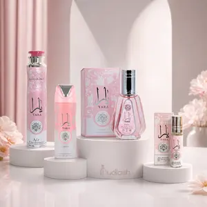 Lattafa | Yara Perfume 50ml + Yara Air Freshener + Yara Body Spray, Yara 10ml Oil | Eau De Parfum | 200ML | Womens Fragrance | Orchid + Gourmand Accord +Vanilla Fragrance Notes