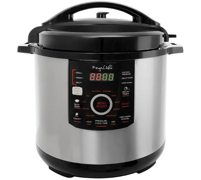 MegaChef 12-Quart Steel Digital Pressure Cooker Decor Decoration