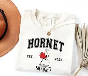 [Soulsborne Style] Gildan Vintage Hollow Knight: Silksong T-shirt, Hornet Hollow Knight Tee, Fan Hornet The Knight Gothic Tee, Gift For Gamer