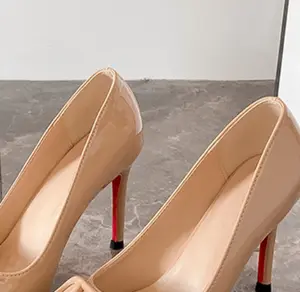 French-Style Patent Leather Red-Soled Pumps — Petite & Plus  — Chic, Sexy, Professional, and Versatile