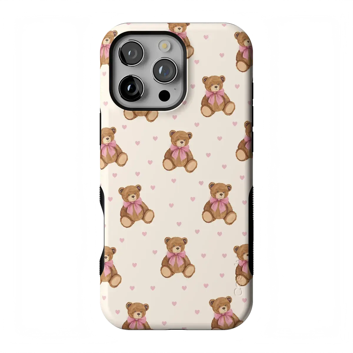 Casely iPhone 16 Pro Max Case | Cuddle Up | Teddy Bear | Bold Protective Design | Compatible with MagSafe