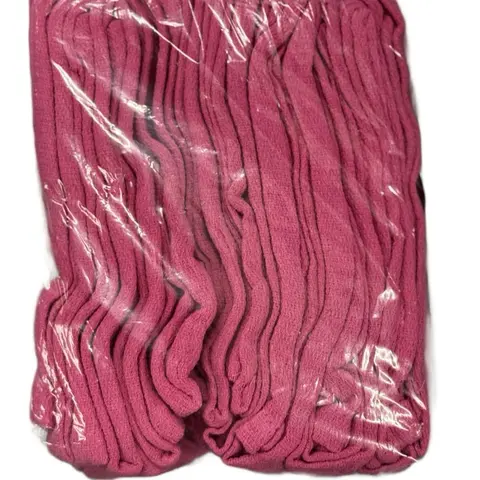 12-Pack 100% Cotton Yarn Huck Weave Reusable Cleaning Towels - Pink, Thick, Absorbent, Long-Lasting Deep Cleaning House Supplies for Glass, Kitchen Surfaces, Drying, Do Not Bleach