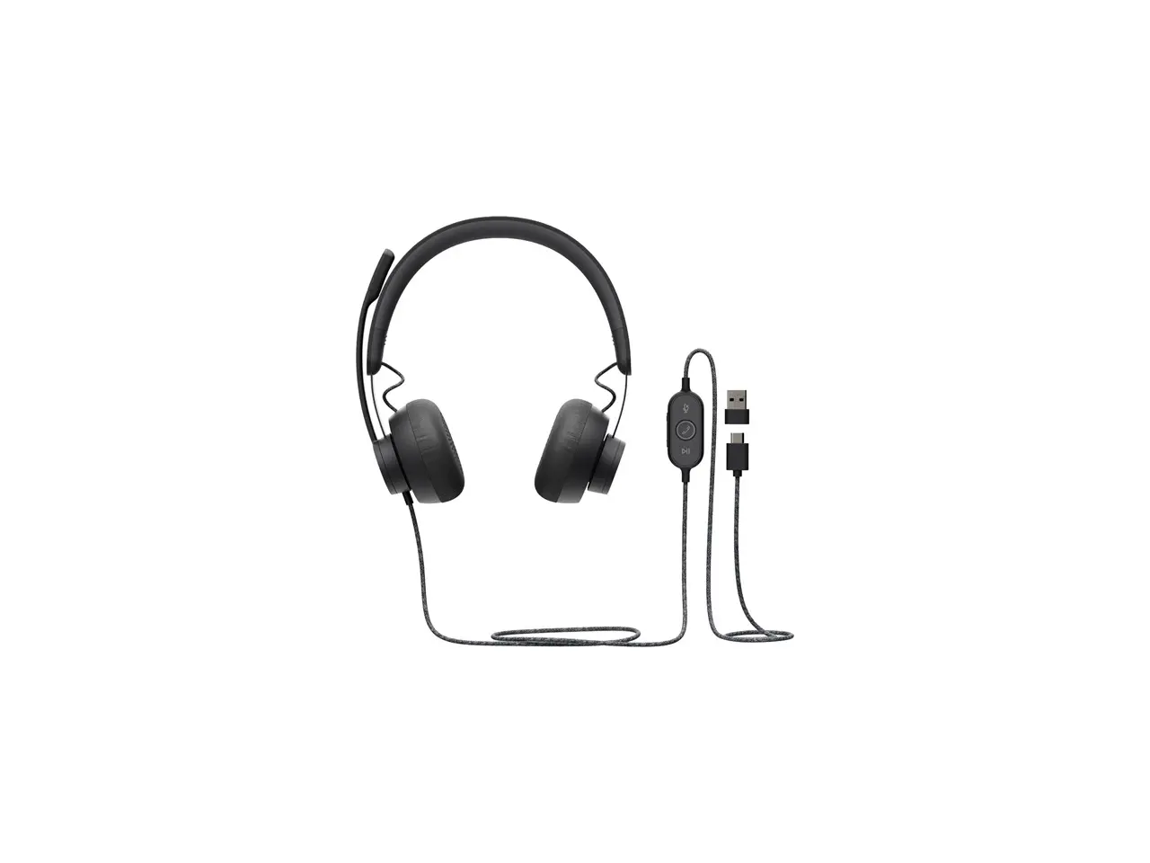 Logitech Zone Wired 981-000876 USB Connector Headset Logitech Zone Wired 981-000876 USB Connector Headset