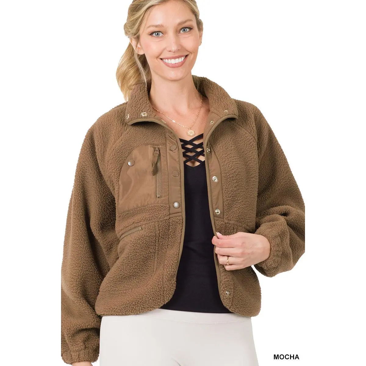Mocha Fleece Jacket