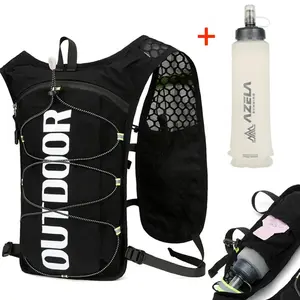 5L Water Backpack for Hiking, Water Hydration Backpack for Running, Tactical Hydro Backpack with 500ML Water Bottle, Hydration Packs for Festivals Rave