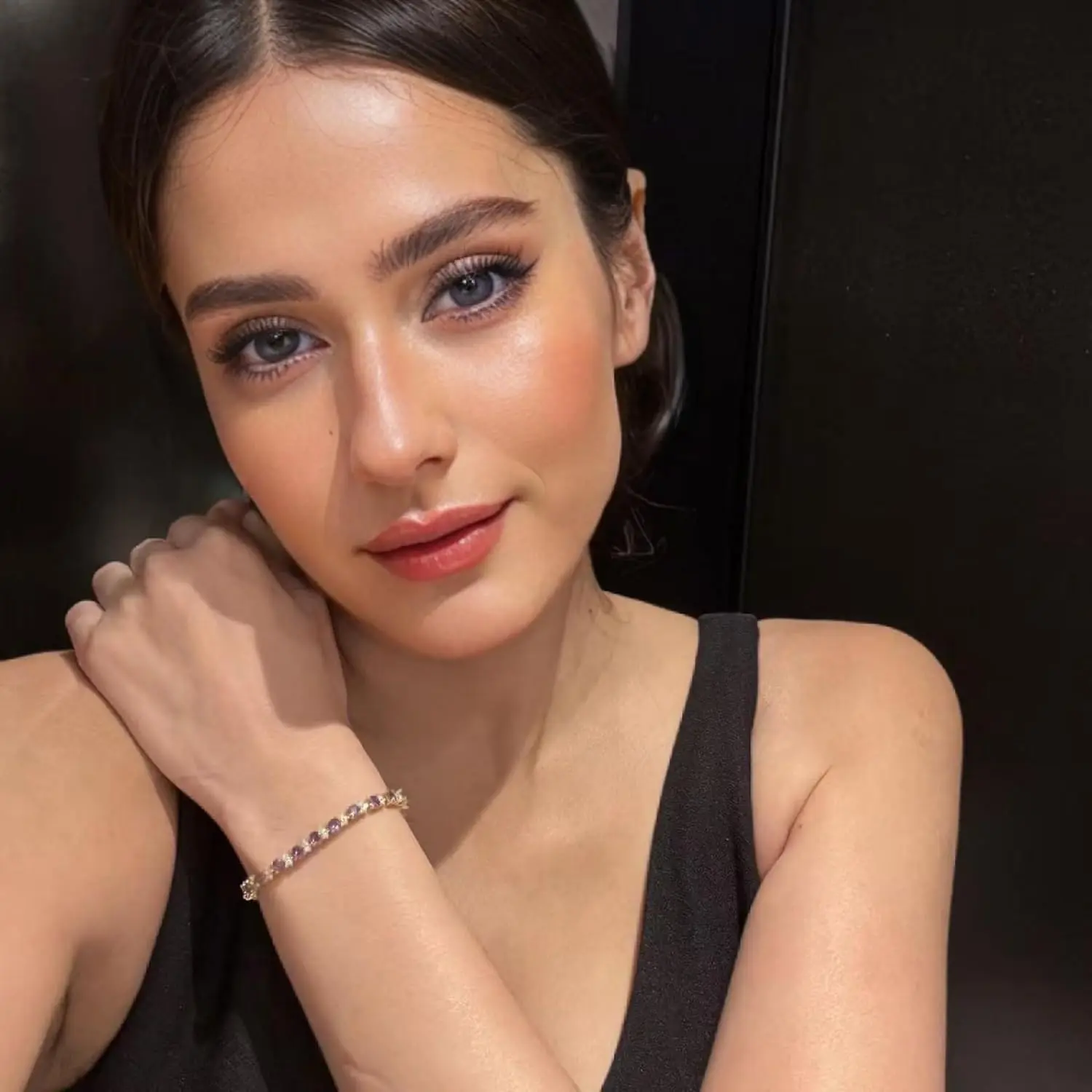 RIZILIA Eternity Tennis Bracelet & Round Cut CZ in Yellow Gold Plated, 7" RIZILIA Eternity Tennis Bracelet & Round Cut CZ in Yellow Gold Plated, 7"