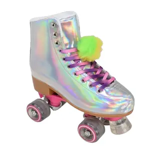ARCHIE-30 Silver Hologram Roller Skates