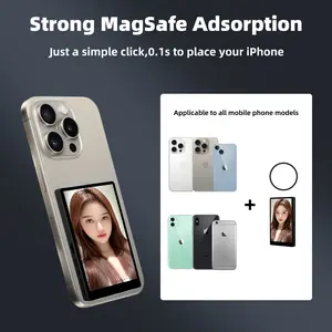 Selfie Monitor for iPhone & Android, HD Real-Time Monitoring, Live Preview, Direct Connection to Phone Camera, Live Streaming Video Tool