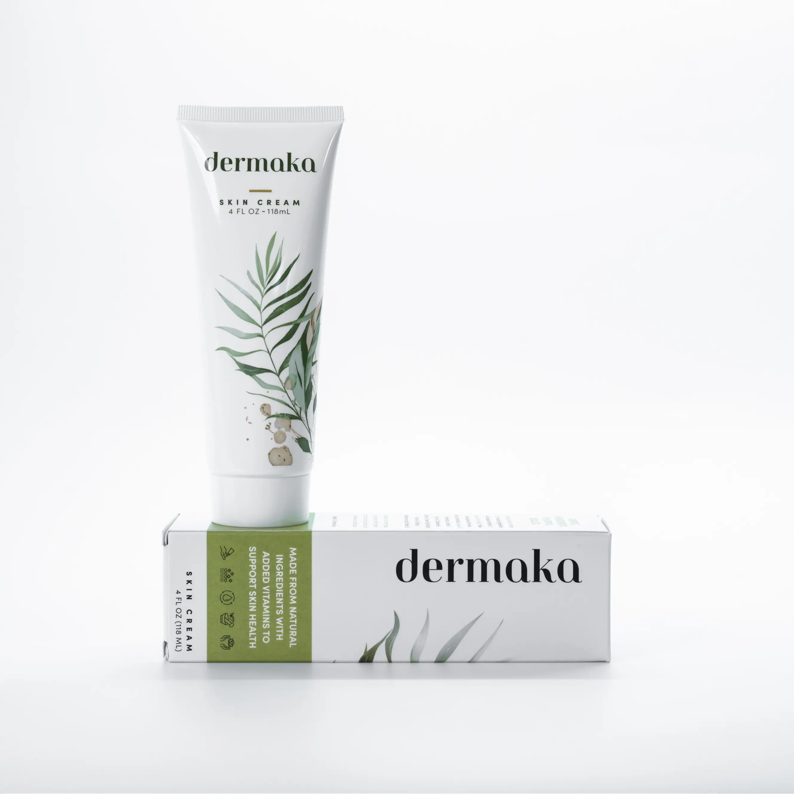 Dermaka - Skin Cream 4 oz - Formulated by a surgeon to aide in healing damaged skin - Moisturizing Lotion helps issues that may cause skin irritation