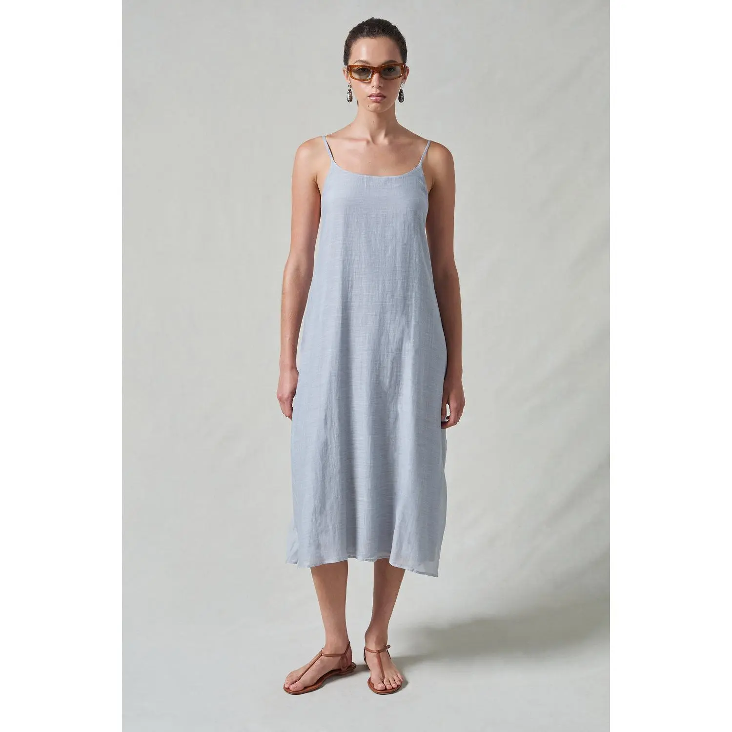 Bustle Dress Fog