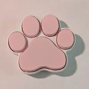 Cat Paw Fidget-Clicker - Fidget-Button Design with Pink Color - Ideal for Stress Relief and Relaxation