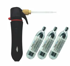 Eco-Friendly Carbon Dioxide Mini Gas Duster (canned air)  - with 3 each 16 gram CO2 cartridges