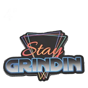 4" Stay Grindin - Retro