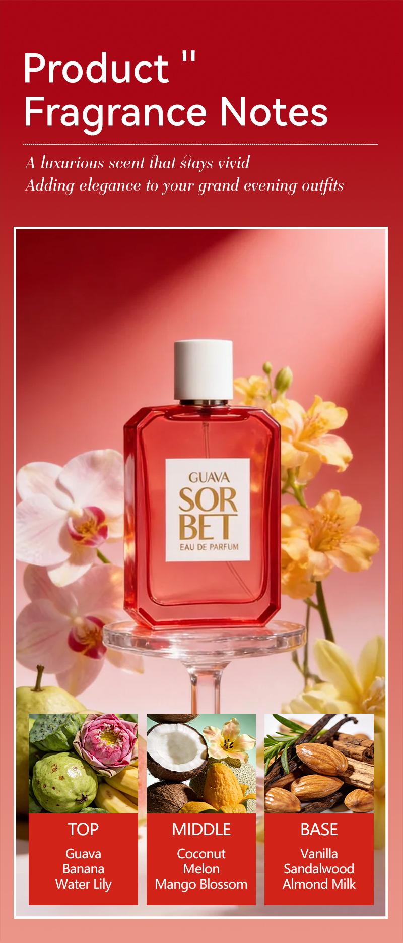 3.4 fl oz Women's Eau De Parfuma Fragrance Spray, Long-Lasting Perfume, Notes Of  Coconut Water,Pineapple,Palm Leaf, Guava,Banana,Water Lily Flavor, 2 Different Scents ,Perfect For Dating, Daily Life, Parties, Gift Giving