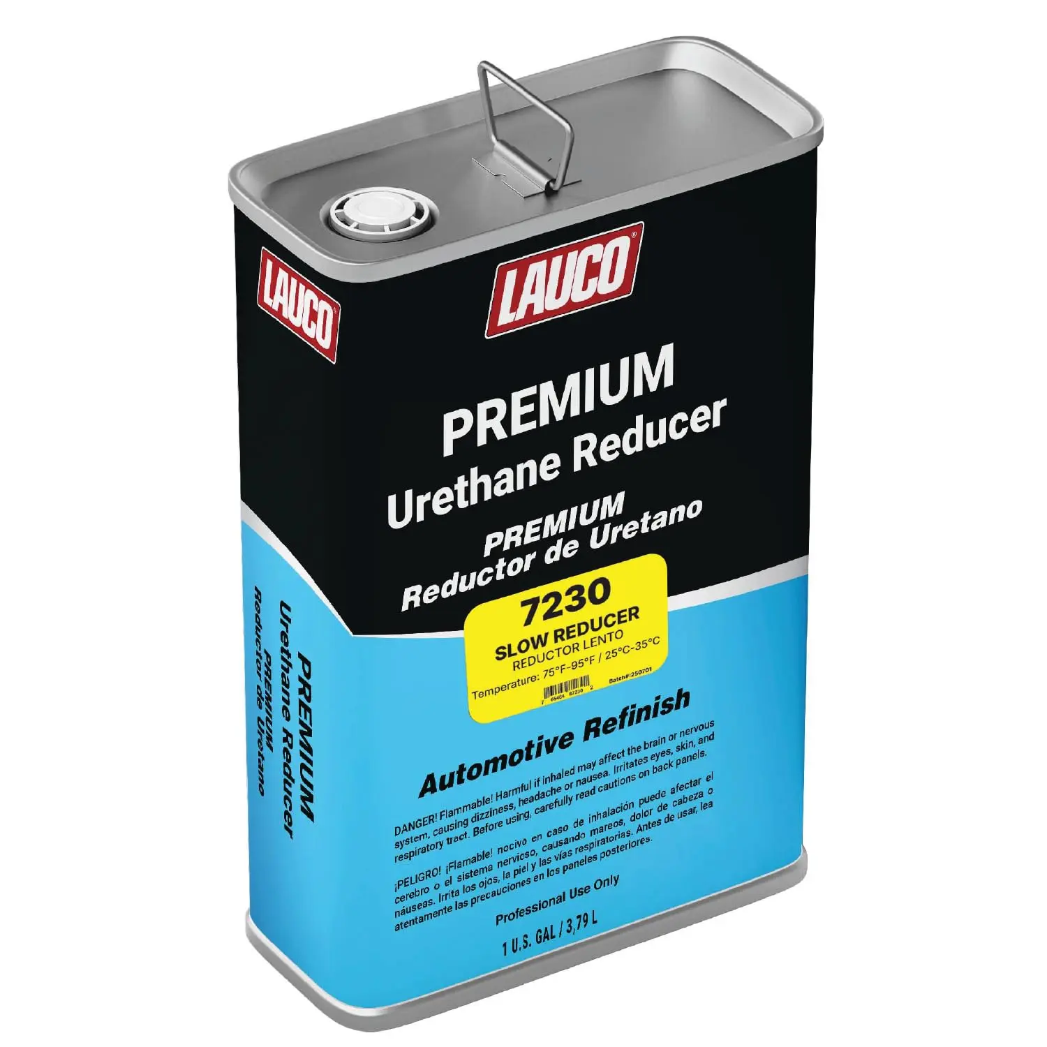Slow Urethane Grade Reducer (7230), 1 Gallon, 75°F - 95°F﻿﻿ ﻿- For Automotive Paint and Industrial Paint Use - High Performance Automotive Grade