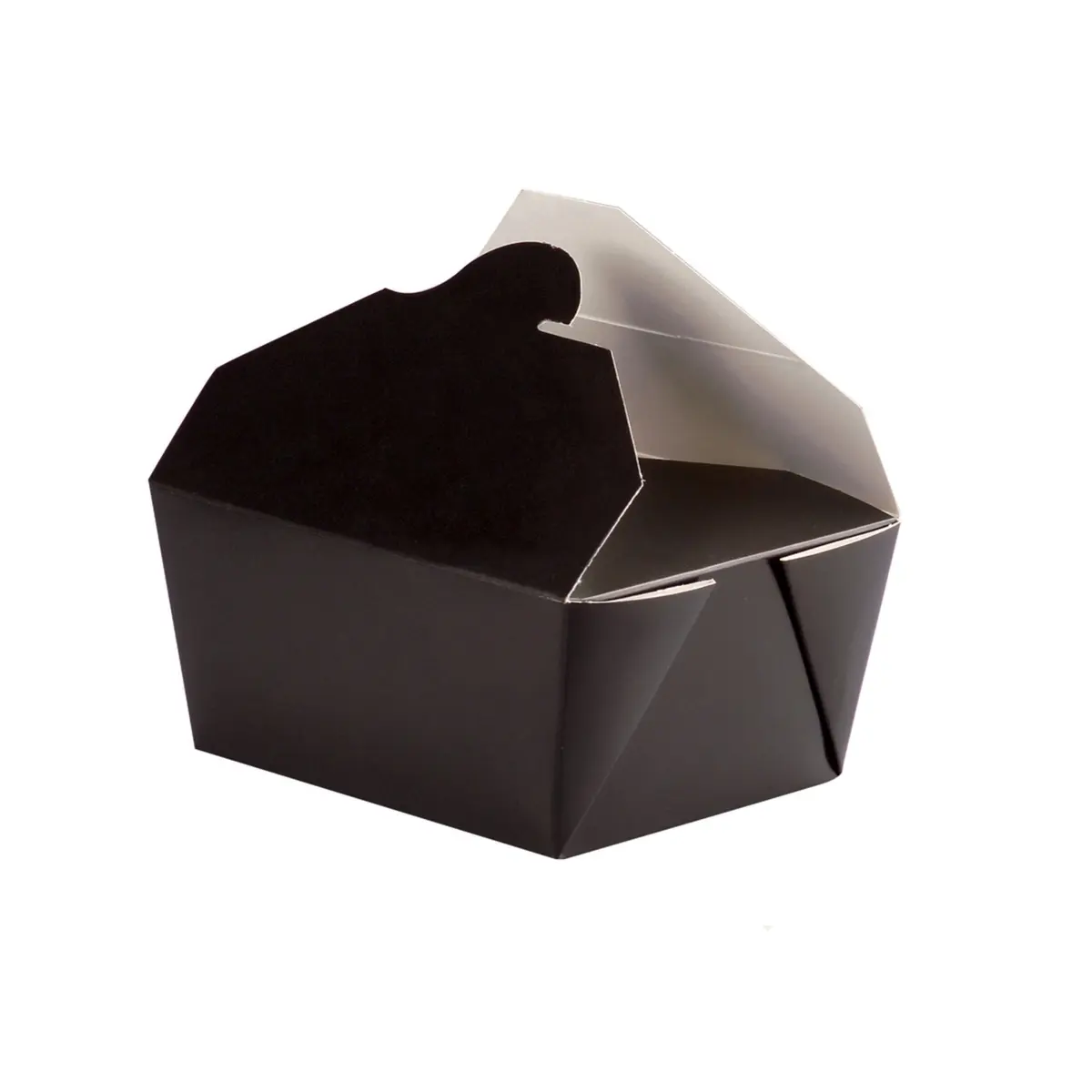 Packnwood 210BIO33N Black Meal Storage Container, 2.56x6.3x8.46 in, 70 oz Kitchen Dish & Utensils Preserving Container
