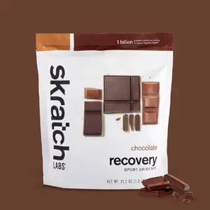 Skratch Labs Recovery Sport Drink Mix with Carbs Protein Electrolytes for Rapid Recovery 21.2 oz Protein Energy Beverage
