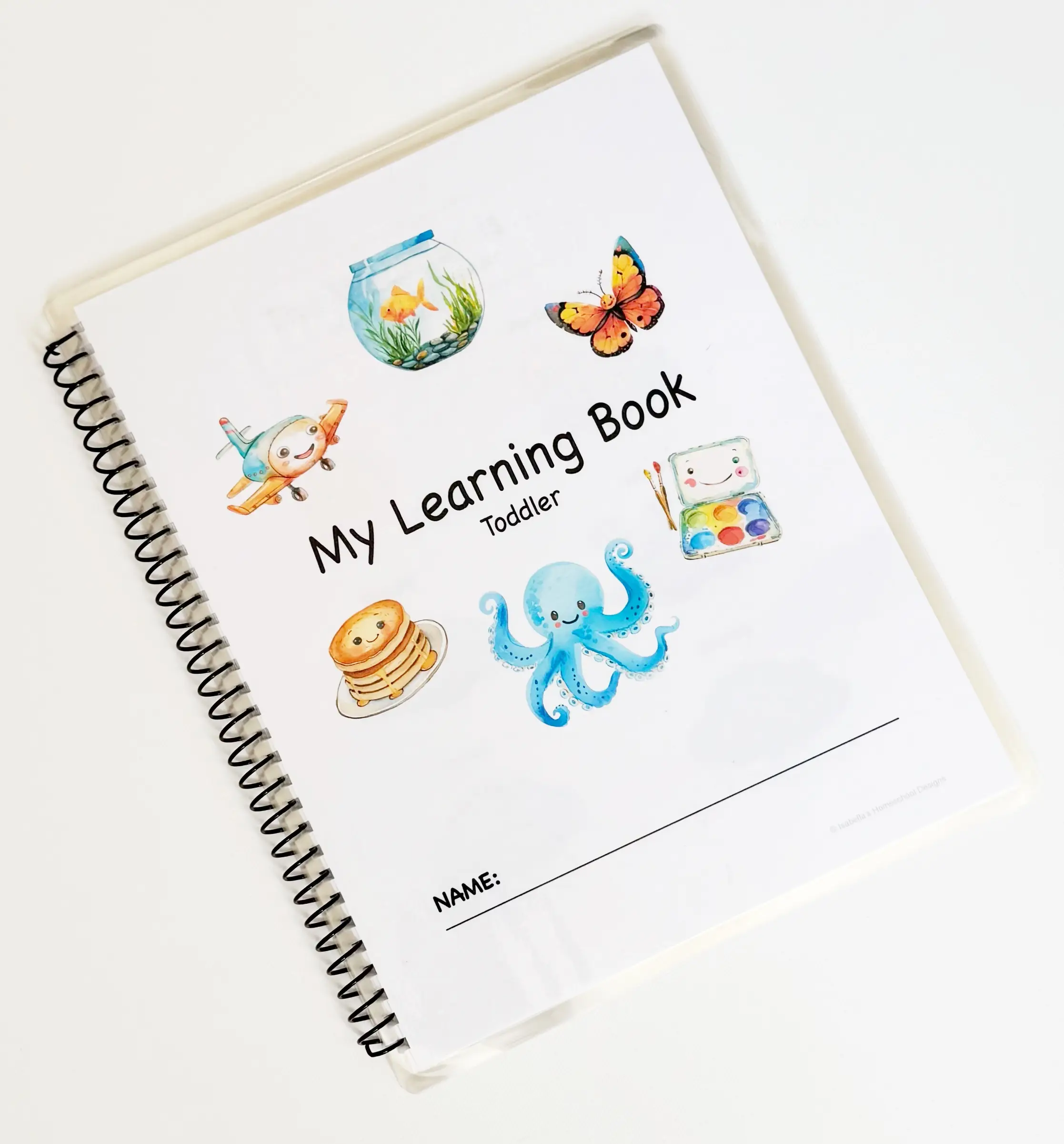 Toddler Learning Book with 22 Activity Pages| Toddler Busy Book|Toddler Workbook|Homeschool Curriculum
