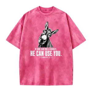 If God Can Use A Donkey He Can Use You Christian Bible Verse T-Shirt