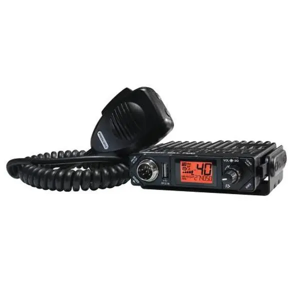 President Bill Compact CB Radio with Weather Alert and Front USB Charging Jack